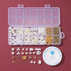 DIY Imitation Pearl Bracelet Necklace Making Kit&nbsp;DIY-FS0003-11