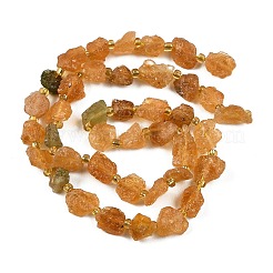 Raw Rough Natural Tourmaline Beads Strands&nbsp;G-D101-A11