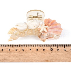 Shell & Starfish Shape Natural Shell Hair Claw Clips&nbsp;PHAR-TA000008