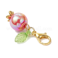 Round Acrylic Pendant Decorations&nbsp;HJEW-JM04279-01