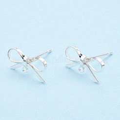 Brass Stud Earring Findings&nbsp;KK-S350-013S