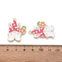 Alloy and Enamel Pendants&nbsp;ENAM-T021-21B