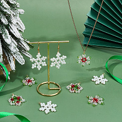 18Pcs 3 Styles Electroplate Glass Beads & Pearlized Glass Pearl Beads Pendants&nbsp;PALLOY-FH00154