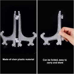 6Pcs 3 Styles Plastic Display Stands&nbsp;ODIS-NB0001-11
