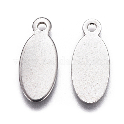 Tarnish Resistant 201 Stainless Steel Stamping Blank Tag Pendants&nbsp;X-STAS-F207-29P