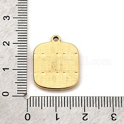 304 Stainless Steel Pendants&nbsp;STAS-Z135-07G