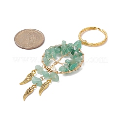 Woven Net/Web with Wing Pendant Keychain&nbsp;KEYC-JKC00481-03