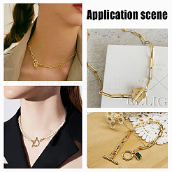 8 Sets 4 Style Brass Toggle Clasps&nbsp;KK-PH0003-67
