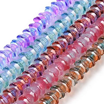 Transparent Glass Beads Strands&nbsp;LAMP-H061-01B-1