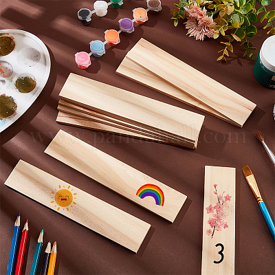 Unfinished Wood Sheets&nbsp;DIY-WH0034-92A-1