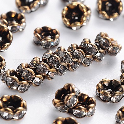 Rack Plating Brass Beads&nbsp;X-KK-O083-D-AB-RS-1