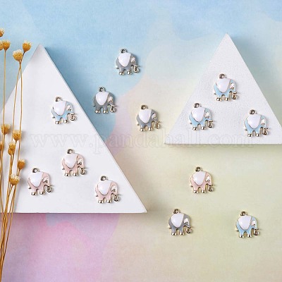 Alloy Enamel Pendants&nbsp;ENAM-TA0001-12-1