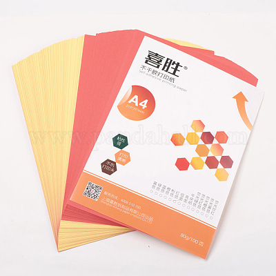 Waterproof A4 Adhesive Sticker Sheets&nbsp;AJEW-BBC0002-06A-1
