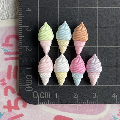 Opaque Resin Cabochons&nbsp;RESI-I068-02-1