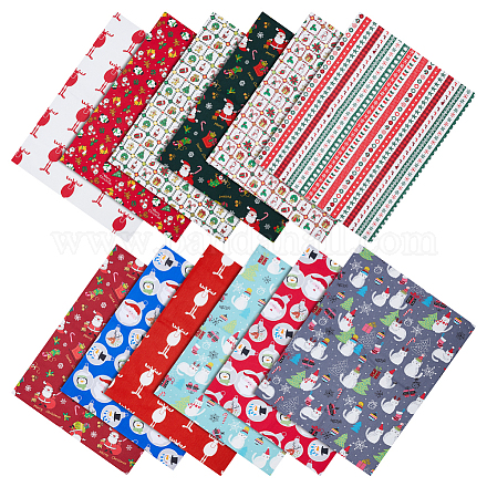 Christmas Theme Cotton Fabric DIY-WH0750-023-1