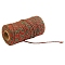 Cotton String Threads, Macrame Cord, Decorative String Threads, for DIY Crafts, Gift Wrapping and Jewelry Making, Red, 2mm, about 109.36 Yards(100m)/Roll