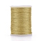 Polyester Metallic Thread, Gold, 1mm, about 7 yards/roll