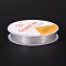 Round Crystal Elastic Stretch Thread, for Bracelets Gemstone Jewelry Making Beading Craft, Clear, 0.7mm, about 8.7 yards(8m)/roll