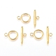 Brass Toggle Clasps&nbsp;KK-L189-23G-1