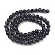 Natural Cordierite/Iolite/Dichroite Beads Strands&nbsp;G-P132-14-6mm-8