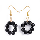 Natural Gemstone Dangle Earrings&nbsp;EJEW-JE03300-3