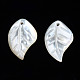 Natural White Shell Pendants&nbsp;SSHEL-S258-100C-2