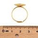 Brass Adjustable Ring Components&nbsp;KK-A272-09G-3