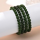 Natural TaiWan Jade Bead Stretch Bracelets&nbsp;BJEW-K212-A-019-3