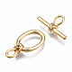 Brass Toggle Clasps&nbsp;KK-T063-98G-NF-3