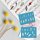Acrylic Earring Handwork Template&nbsp;DIY-WH0359-046-6