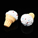 Spray Painted Resin Cabochons&nbsp;CRES-Q215-022B-3