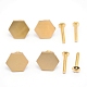 Brass Drawer Knobs&nbsp;FIND-WH0059-21A-MG-2