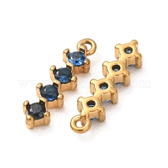 304 Stainless Steel & Glass Rhinestone Pendants&nbsp;RB-G606-03G