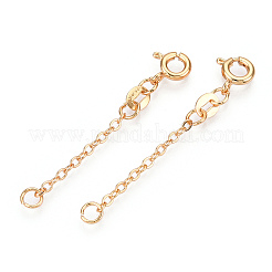 Brass Cable Chain Extender&nbsp;KK-ZX024-34G-A