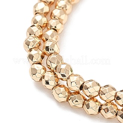 Synthetic Non-magnetic Hematite Beads Strands&nbsp;G-M095-K01-01KCG