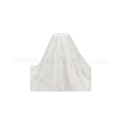 Flower Pattern Polyester Lace Fabric&nbsp;DIY-WH0504-194