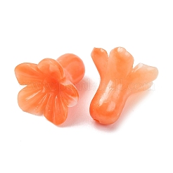 Dyed Synthetic Coral Carved Beads&nbsp;GG-CBAE64B-02B-01