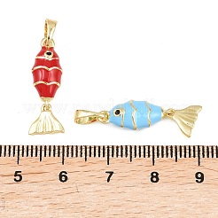 Brass Micro Pave Cubic Zirconia Charms&nbsp;KK-C250-02B
