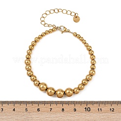 304 Stainless Steel Beaded Bracelets for Women&nbsp;LS-BJEW-Z136-02G