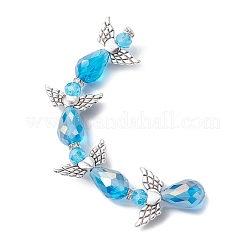Angel Fairy Shape Electroplate Glass Beads Strands&nbsp;AJEW-JB01173-03