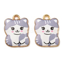 Printed Alloy Pendants&nbsp;ENAM-L042-07G-02