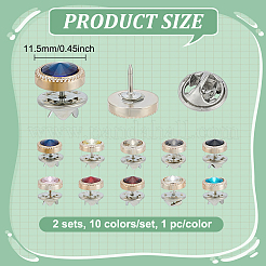 2Bags Alloy Brooches for Backpack Clothes&nbsp;JEWB-PH0001-47
