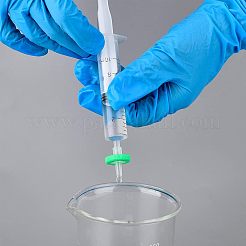 100Pcs 2 Colors Plastic Disposable Microporous Needle Syringe Filter&nbsp;AJEW-OC0002-54