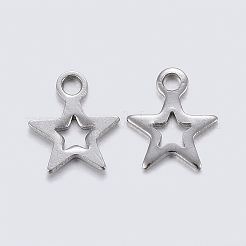 Tarnish Resistant 304 Stainless Steel Charms&nbsp;STAS-F159-48P