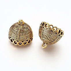 Tibetan Style Alloy Pendant Bail&nbsp;PALLOY-L208-004AG