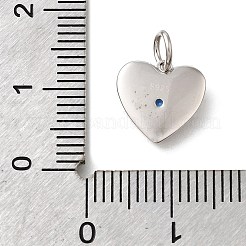 925 Sterling Silver Micro Pave Clear Cubic Zirconia Charms&nbsp;STER-V001-01P-09