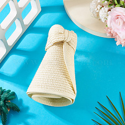 1Pc Women Straw Floppy Wide Brim Sun Hat&nbsp;AJEW-TA0002-59C