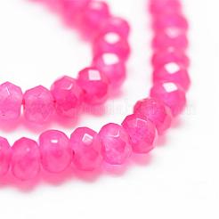 Natural White Jade Bead Strands&nbsp;G-R343-2x4-23
