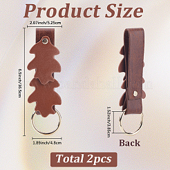 Alloy Imitation Leather Belt Buckle&nbsp;FIND-WH20007-123B