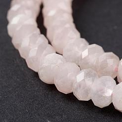 Natural Rose Quartz Beads Strands&nbsp;G-F362-05-4x6mm